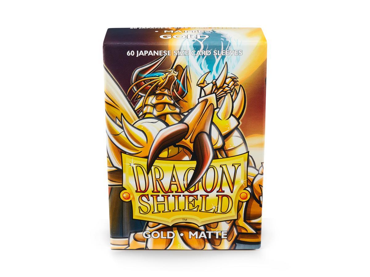 Dragon Shield Matte Sleeve - Gold ‘Pontifex’ 60ct - Card Brawlers | Quebec | Canada | Yu-Gi-Oh!