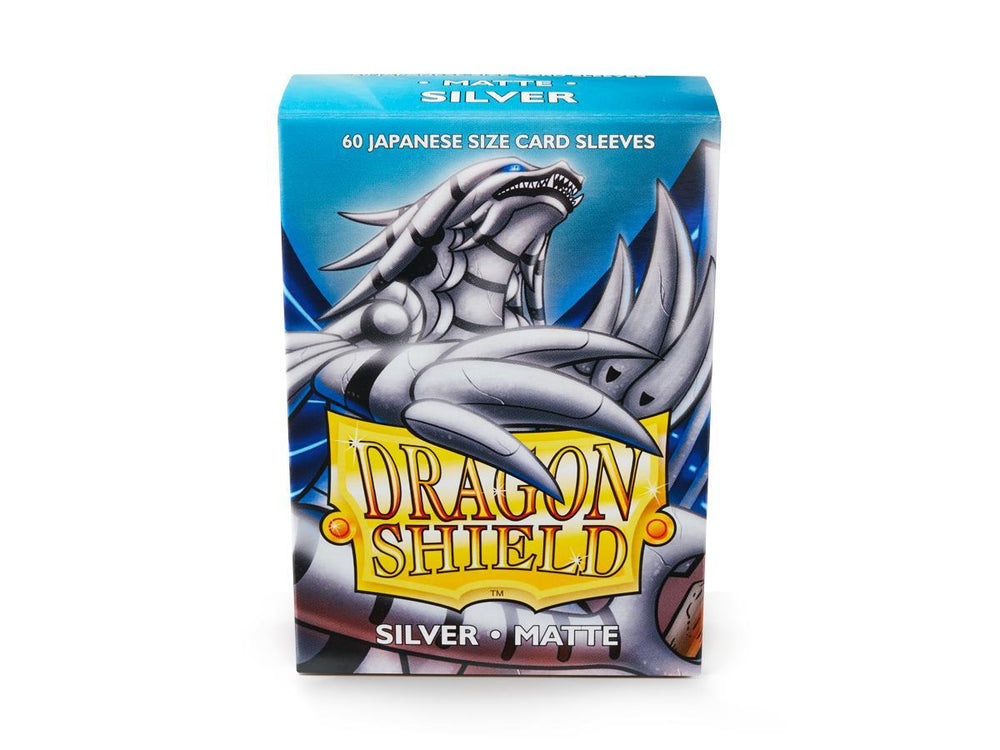 Dragon Shield Matte Sleeve - Silver ‘Stegazill’ 60ct - Card Brawlers | Quebec | Canada | Yu-Gi-Oh!