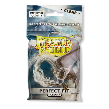 Dragon Shield Perfect Fit Sleeve - Clear ‘Sanctus’ 100ct - Card Brawlers | Quebec | Canada | Yu-Gi-Oh!