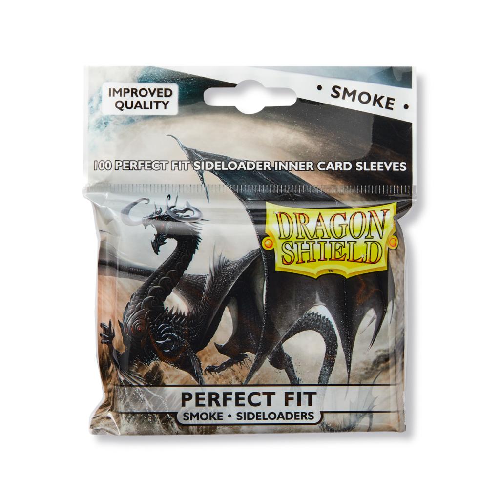 Dragon Shield Perfect Fit Sleeve - Smoke ‘Shinon’ 100ct - Card Brawlers | Quebec | Canada | Yu-Gi-Oh!