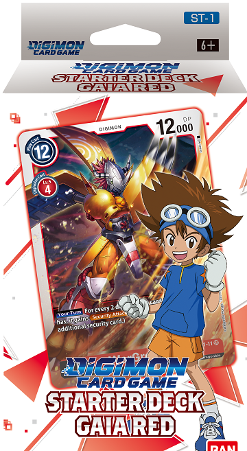 Digimon Starter Deck Gaia Red (PREORDER) PreRelease November 27 - Card Brawlers | Quebec | Canada | Yu-Gi-Oh!