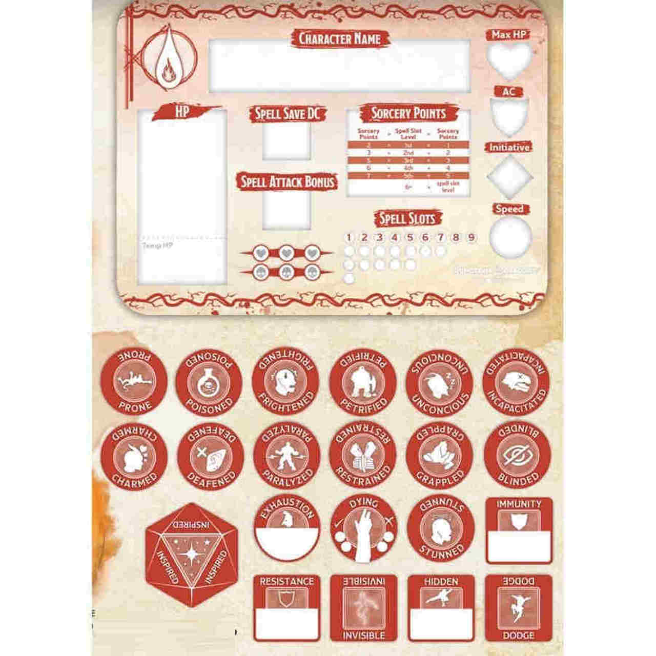 D&D Class Token Set - Card Brawlers | Quebec | Canada | Yu-Gi-Oh!