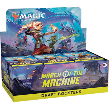 Magic The Gathering: March of the Machine Draft Booster Box (PREORDER) April 21, 2023 - Card Brawlers | Quebec | Canada | Yu-Gi-Oh!