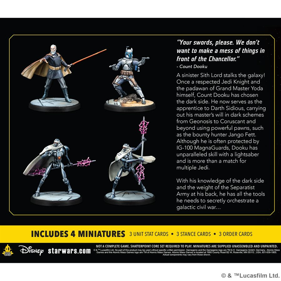 Star Wars: Shatterpoint - Twice the Pride - Count Douku Squad (PREORDER) June 2, 2023 - Card Brawlers | Quebec | Canada | Yu-Gi-Oh!