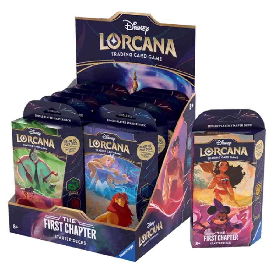 Disney Lorcana: The First Chapter: Starter Decks (PREORDER) September 1, 2023 - Card Brawlers | Quebec | Canada | Yu-Gi-Oh!