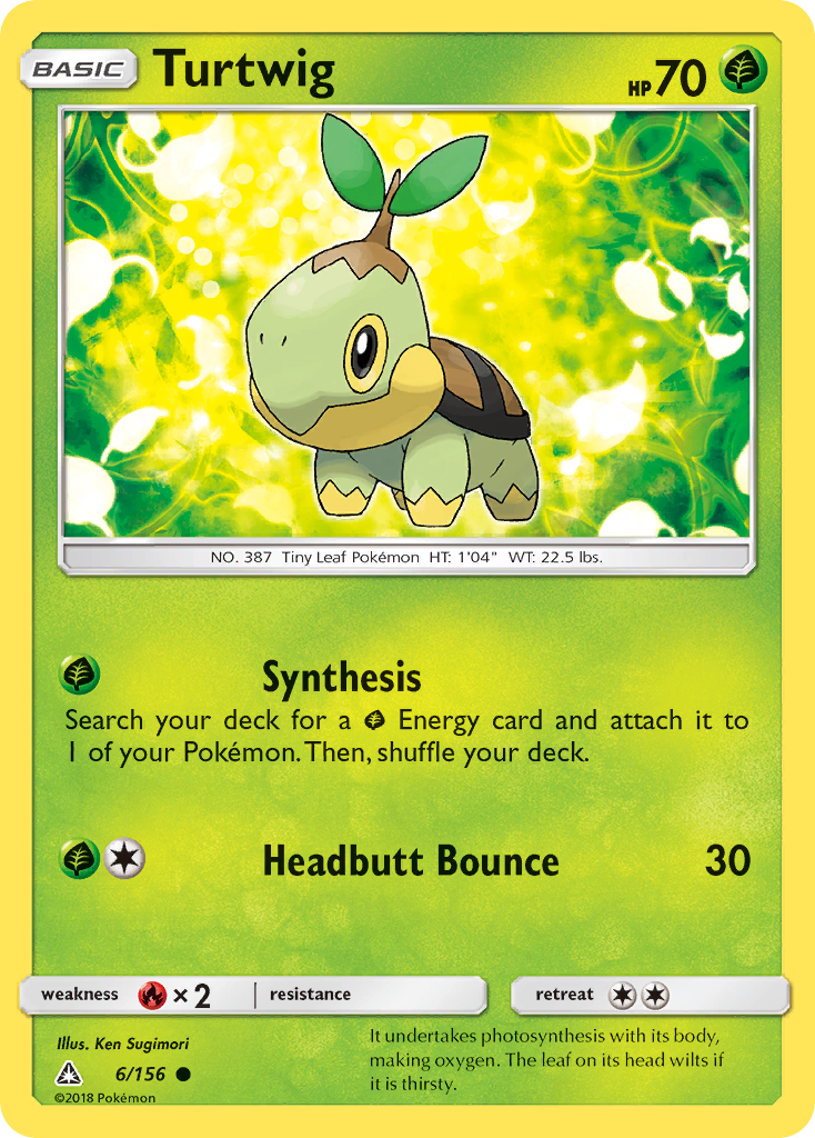 Turtwig (6/156) [Sun & Moon: Ultra Prism] - Card Brawlers | Quebec | Canada | Yu-Gi-Oh!