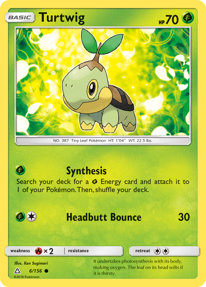 Turtwig (6/156) [Sun & Moon: Ultra Prism] - Card Brawlers | Quebec | Canada | Yu-Gi-Oh!