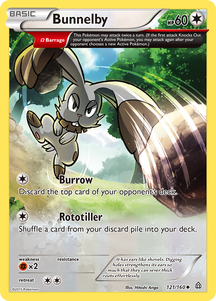 Bunnelby (121/160) [XY: Primal Clash] - Card Brawlers | Quebec | Canada | Yu-Gi-Oh!