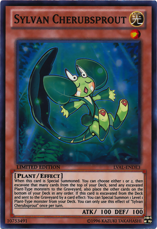 Sylvan Cherubsprout [LVAL-ENDE3] Super Rare - Card Brawlers | Quebec | Canada | Yu-Gi-Oh!