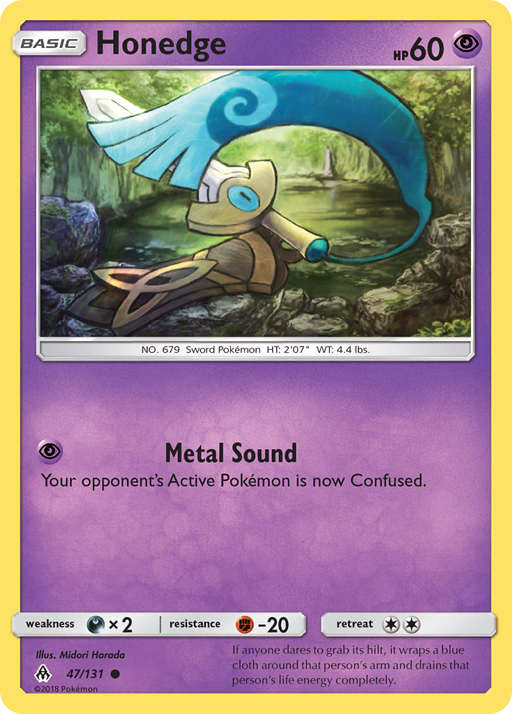 Honedge (47/131) [Sun & Moon: Forbidden Light] - Card Brawlers | Quebec | Canada | Yu-Gi-Oh!