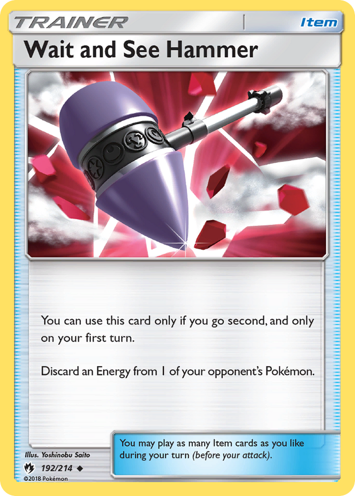 Wait and See Hammer (192/214) [Sun & Moon: Lost Thunder] - Card Brawlers | Quebec | Canada | Yu-Gi-Oh!