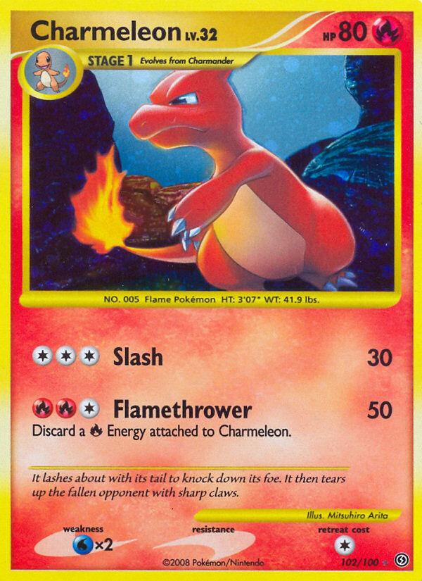 Charmeleon (102/100) [Diamond & Pearl: Stormfront] - Card Brawlers | Quebec | Canada | Yu-Gi-Oh!