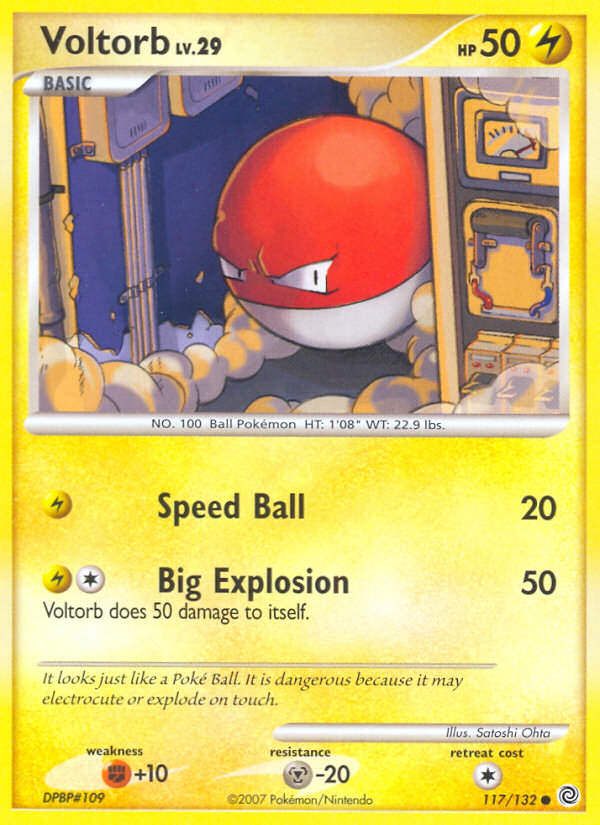 Voltorb (117/132) [Diamond & Pearl: Secret Wonders] - Card Brawlers | Quebec | Canada | Yu-Gi-Oh!