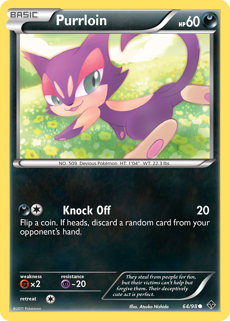 Purrloin (64/98) [Black & White: Emerging Powers] - Card Brawlers | Quebec | Canada | Yu-Gi-Oh!