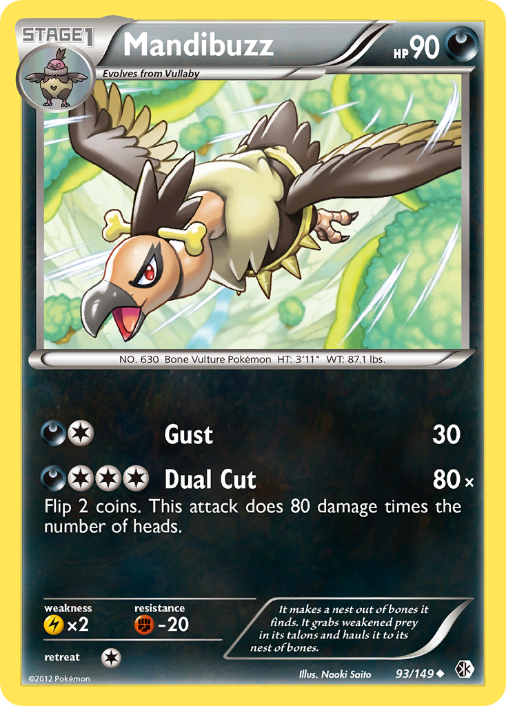 Mandibuzz (93/149) [Black & White: Boundaries Crossed] - Card Brawlers | Quebec | Canada | Yu-Gi-Oh!