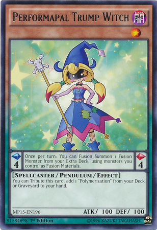 Performapal Trump Witch [MP15-EN196] Rare - Card Brawlers | Quebec | Canada | Yu-Gi-Oh!