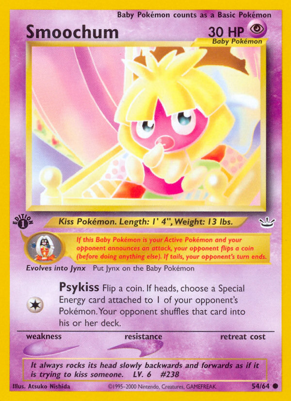 Smoochum (54/64) [Neo Revelation 1st Edition] - Card Brawlers | Quebec | Canada | Yu-Gi-Oh!