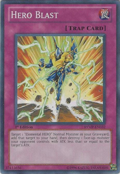 Hero Blast [RYMP-EN032] Super Rare - Yu-Gi-Oh! - Card Brawlers | Quebec | Canada |