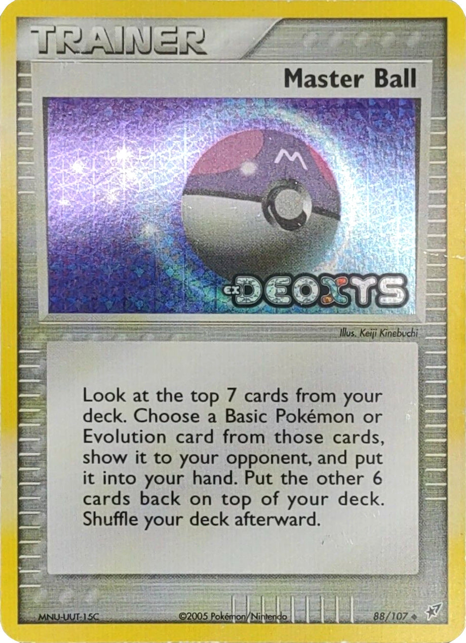 Master Ball (88/107) (Stamped) [EX: Deoxys] - Card Brawlers | Quebec | Canada | Yu-Gi-Oh!
