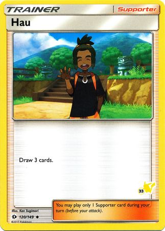 Hau (120/149) (Pikachu Stamp #33) [Battle Academy 2020] - Card Brawlers | Quebec | Canada | Yu-Gi-Oh!
