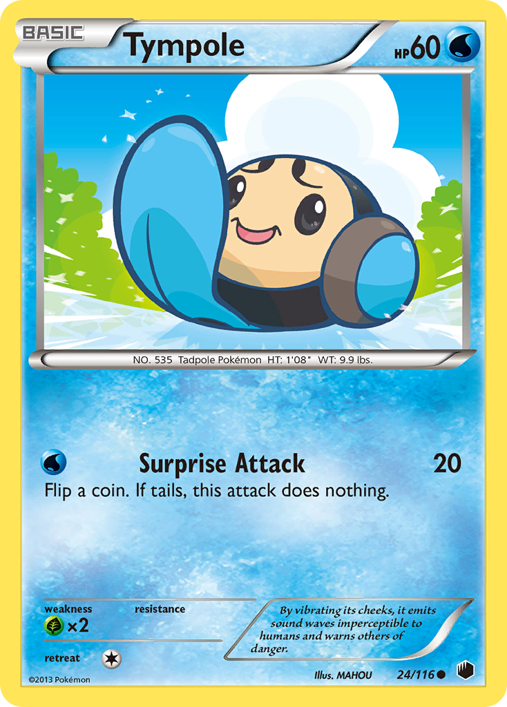 Tympole (24/116) [Black & White: Plasma Freeze] - Card Brawlers | Quebec | Canada | Yu-Gi-Oh!