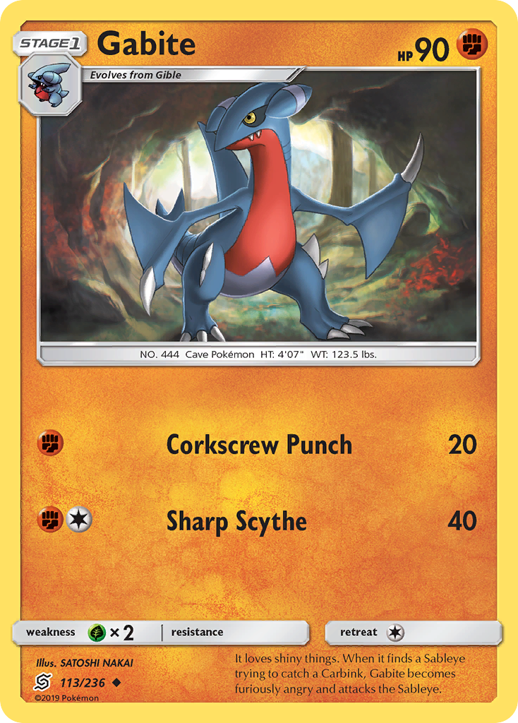 Gabite (113/236) [Sun & Moon: Unified Minds] - Card Brawlers | Quebec | Canada | Yu-Gi-Oh!