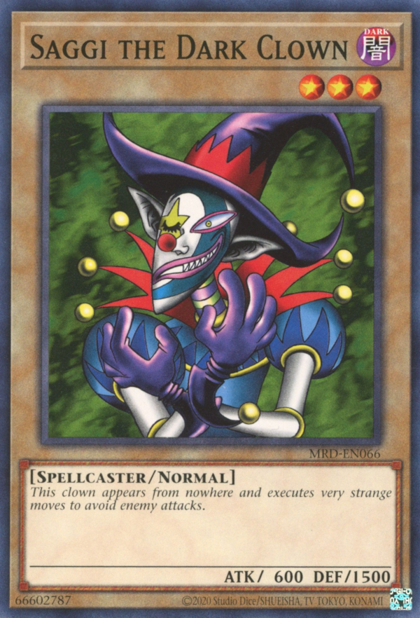 Saggi the Dark Clown [MRD-EN066] Common - Card Brawlers | Quebec | Canada | Yu-Gi-Oh!