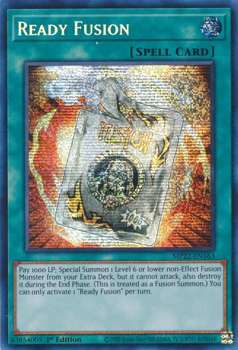 Ready Fusion [MP22-EN163] Prismatic Secret Rare - Card Brawlers | Quebec | Canada | Yu-Gi-Oh!