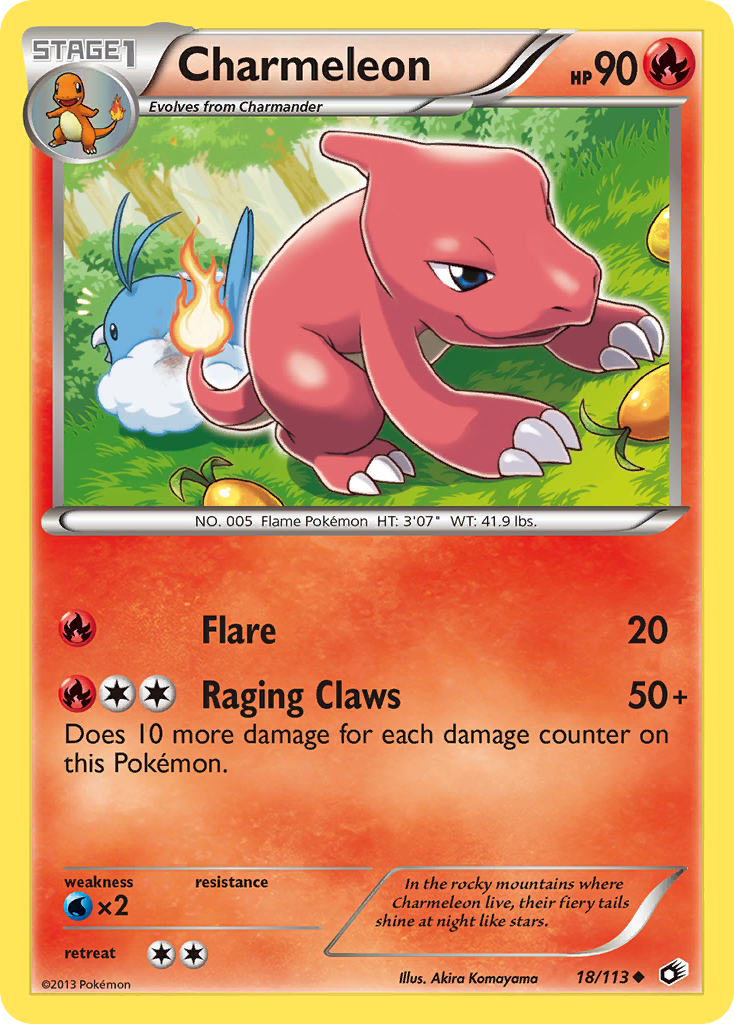 Charmeleon (18/113) [Black & White: Legendary Treasures] - Card Brawlers | Quebec | Canada | Yu-Gi-Oh!