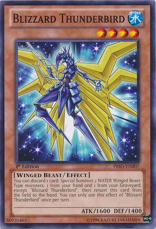 Blizzard Thunderbird [PRIO-EN007] Common - Yu-Gi-Oh! - Card Brawlers | Quebec | Canada |