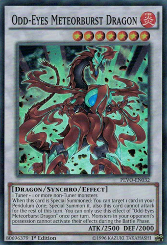 Odd-Eyes Meteorburst Dragon [PEVO-EN032] Super Rare - Yu-Gi-Oh! - Card Brawlers | Quebec | Canada |