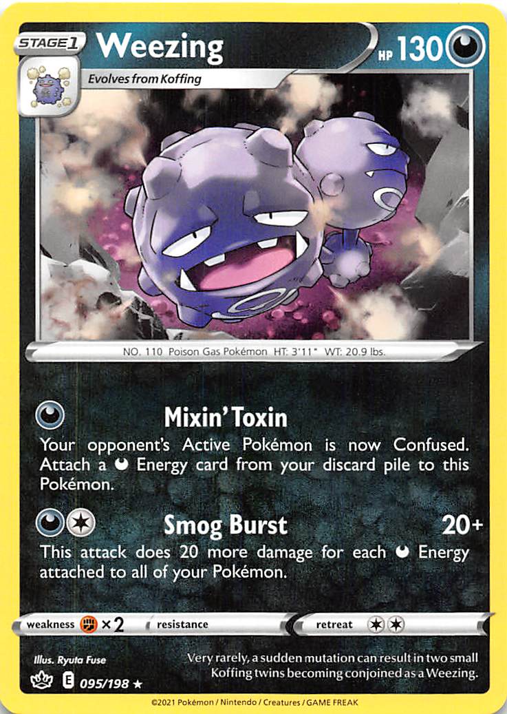 Weezing (095/198) [Sword & Shield: Chilling Reign] - Card Brawlers | Quebec | Canada | Yu-Gi-Oh!