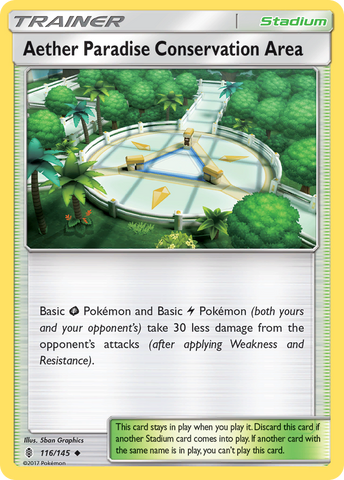 Aether Paradise Conservation Area (116/145) [Sun & Moon: Guardians Rising] - Card Brawlers | Quebec | Canada | Yu-Gi-Oh!