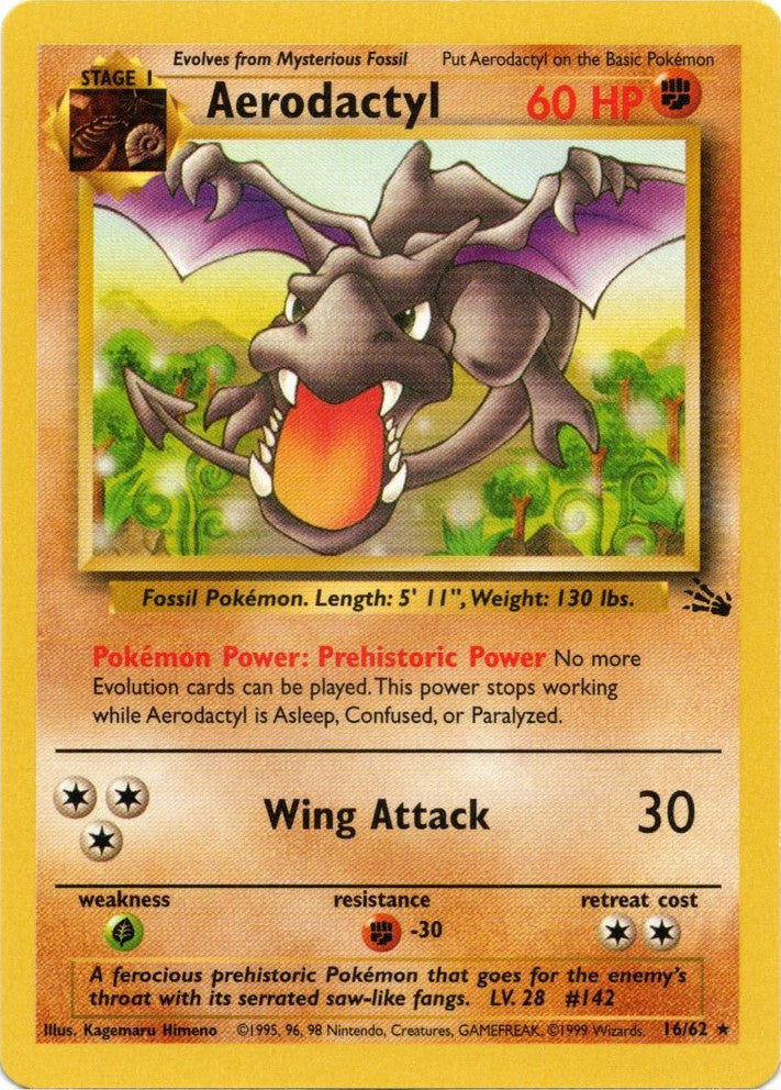 Aerodactyl (16/62) [Fossil Unlimited] - Card Brawlers | Quebec | Canada | Yu-Gi-Oh!