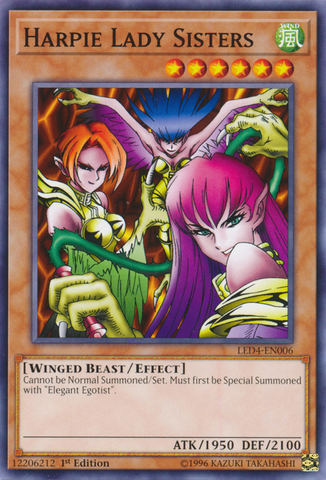Harpie Lady Sisters [LED4-EN006] Common - Card Brawlers | Quebec | Canada | Yu-Gi-Oh!