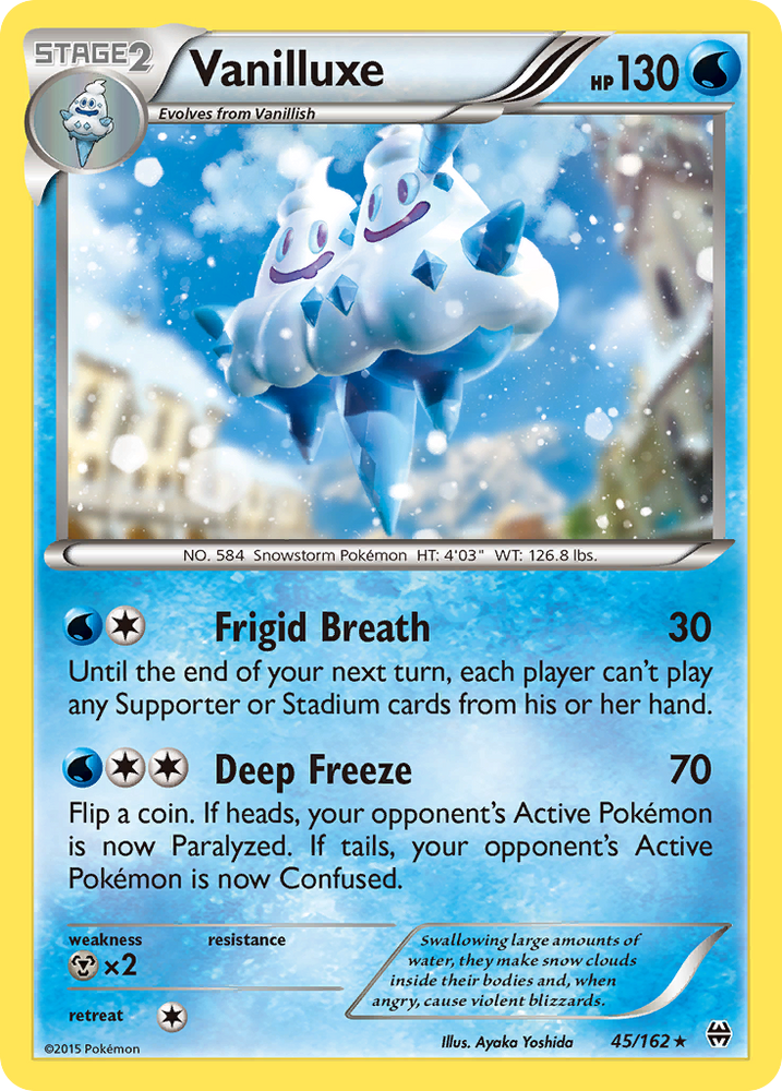 Vanilluxe (45/162) [XY: BREAKthrough] - Card Brawlers | Quebec | Canada | Yu-Gi-Oh!