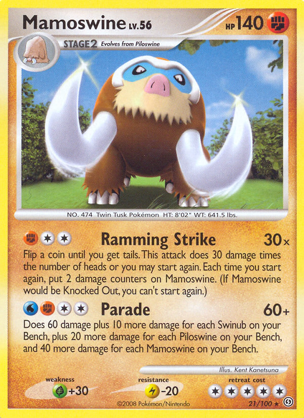 Mamoswine (21/100) [Diamond & Pearl: Stormfront] - Card Brawlers | Quebec | Canada | Yu-Gi-Oh!