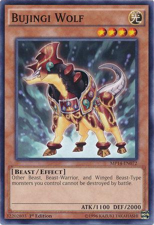 Bujingi Wolf [MP14-EN072] Common - Yu-Gi-Oh! - Card Brawlers | Quebec | Canada |