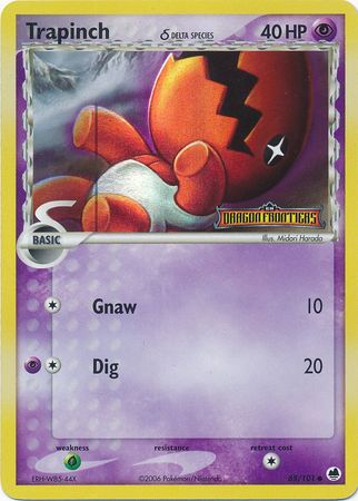 Trapinch (68/101) (Delta Species) (Stamped) [EX: Dragon Frontiers] - Card Brawlers | Quebec | Canada | Yu-Gi-Oh!