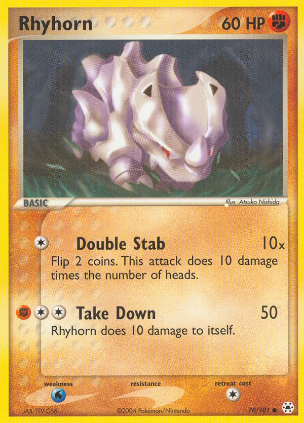 Rhyhorn (70/101) [EX: Hidden Legends] - Card Brawlers | Quebec | Canada | Yu-Gi-Oh!