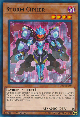 Storm Cipher [SDPL-EN007] Common - Card Brawlers | Quebec | Canada | Yu-Gi-Oh!