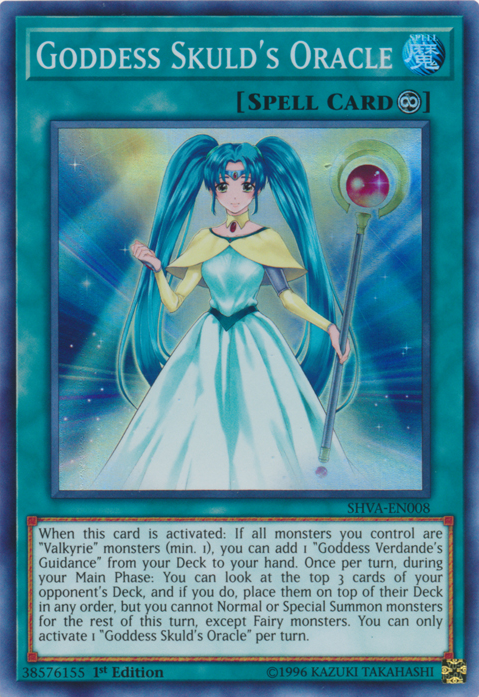 Goddess Skuld's Oracle [SHVA-EN008] Super Rare - Yu-Gi-Oh! - Card Brawlers | Quebec | Canada |