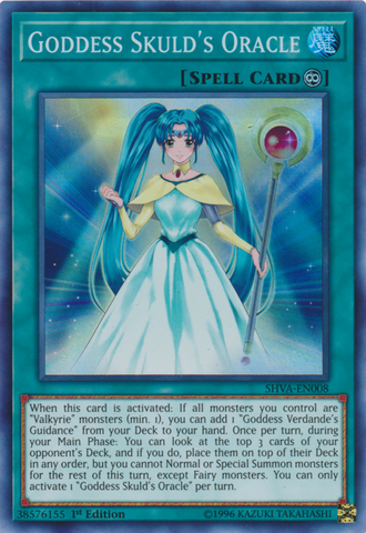 Goddess Skuld's Oracle [SHVA-EN008] Super Rare - Card Brawlers | Quebec | Canada | Yu-Gi-Oh!