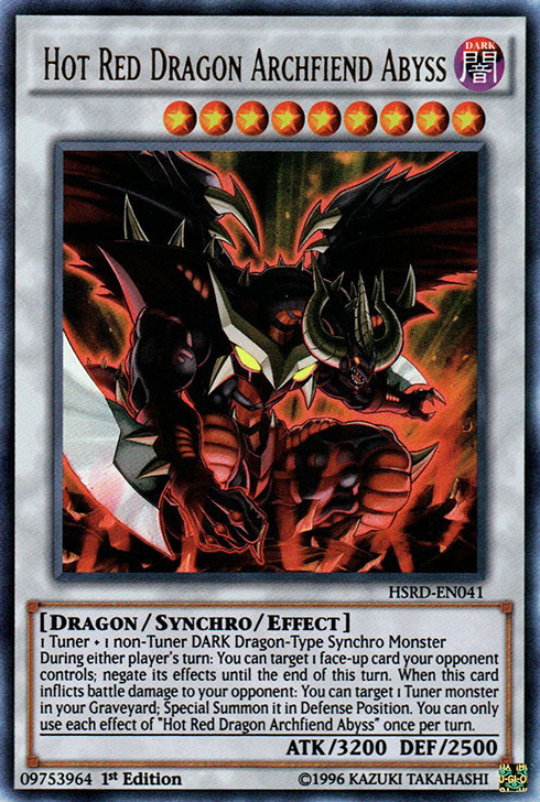 Hot Red Dragon Archfiend Abyss [HSRD-EN041] Ultra Rare - Card Brawlers | Quebec | Canada | Yu-Gi-Oh!