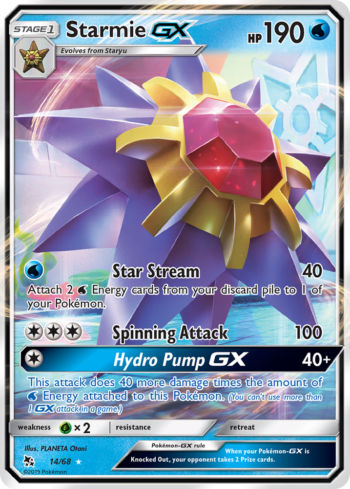 Starmie GX (14/68) [Sun & Moon: Hidden Fates] - Card Brawlers | Quebec | Canada | Yu-Gi-Oh!