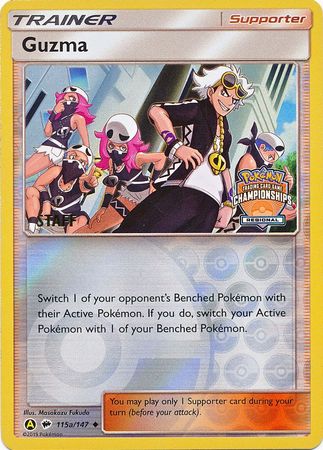 Guzma (115a/147) (Regional Championship Promo Staff) [Sun & Moon: Burning Shadows] - Card Brawlers | Quebec | Canada | Yu-Gi-Oh!