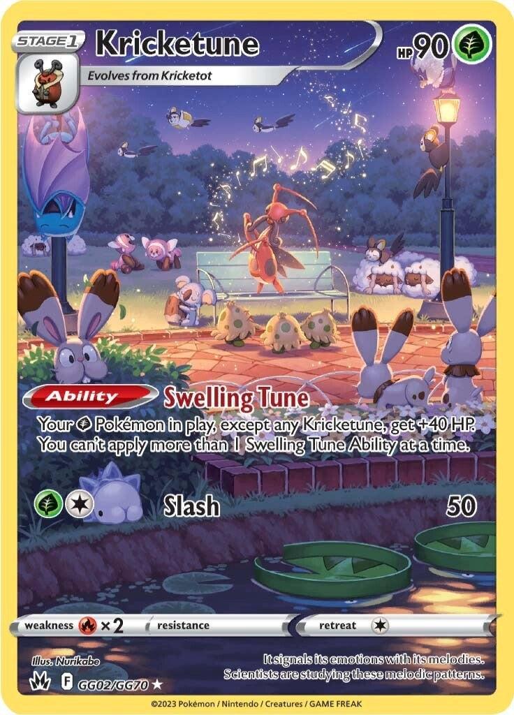 Kricketune (GG02/GG70) [Sword & Shield: Crown Zenith] - Card Brawlers | Quebec | Canada | Yu-Gi-Oh!