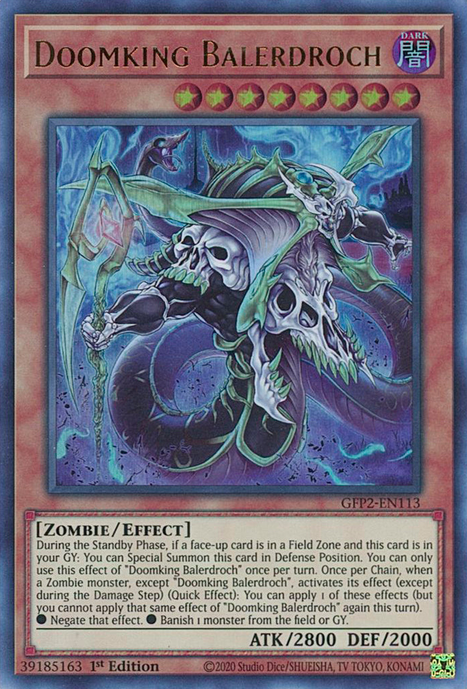 Doomking Balerdroch [GFP2-EN113] Ultra Rare - Card Brawlers | Quebec | Canada | Yu-Gi-Oh!