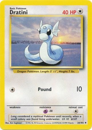 Dratini (26/102) [Base Set Unlimited] - Card Brawlers | Quebec | Canada | Yu-Gi-Oh!