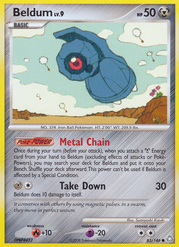 Beldum (83/146) [Diamond & Pearl: Legends Awakened] - Card Brawlers | Quebec | Canada | Yu-Gi-Oh!